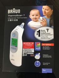 「100%新」百老滙- 百靈耳溫槍 (6520) BRAUN ThermoScan 7
