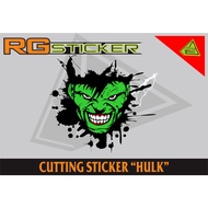Hulk Sticker cutting, Size 23cm