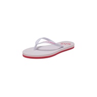 Armani EA7 Women's PVC Silver Slipper Flip Flops