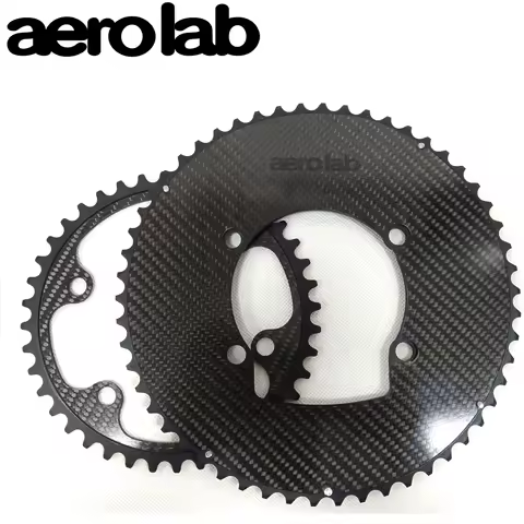 AERO LAB Carbon Fiber Chainring 105 R7100/ULTEGRA R8100/DURA-ACE R9100 R9200，Carbon plate bonded alu