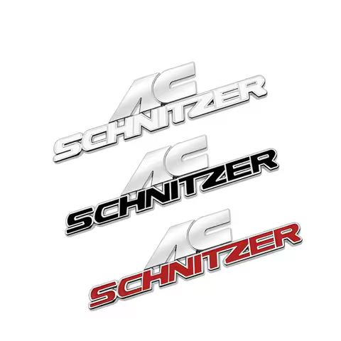 Car Sticker Metal AC Schnitzer Emblem Badge Trunk Decal for M 3 5 6 Z E E46 E39 E36 E34 X1 X3 X5 X6 