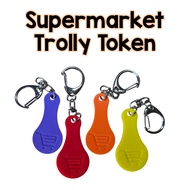 Supermarket Trolley Cart Token