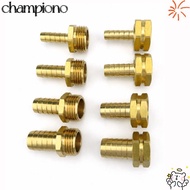 CHAMPIONO Brass Barb Fitting, Brass 3/8" 1/2" 5/8" 3/4" Barb Hose Adapter, Durable 3/4" GHT GHT Conn