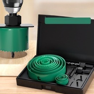 [888] Multifunctional Hole Saw Set Bi-Metal High Speed Steel Assorted Sizes with Storage Case for Dr