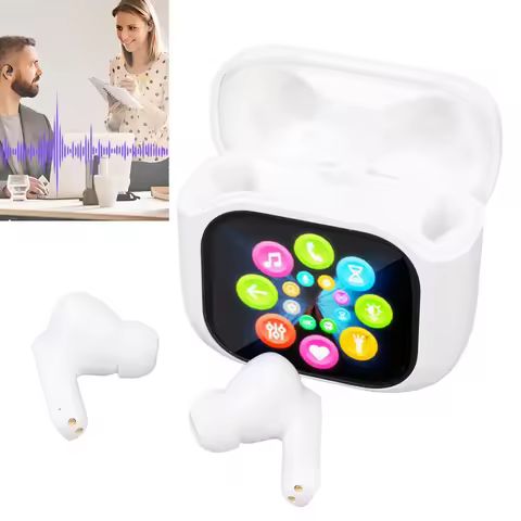 Translation Earbuds Supports Over 140 Languages Real Time Translation Bluetooth 5.4 Earphones with T