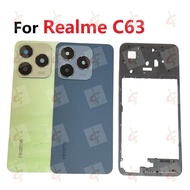 Back cover housing for Realme C63 RMX3950 Middle frame