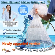 Frisbee Fishing Net Monofilament Fishing Net Hand Cast Fishing Net Convenient To Carry