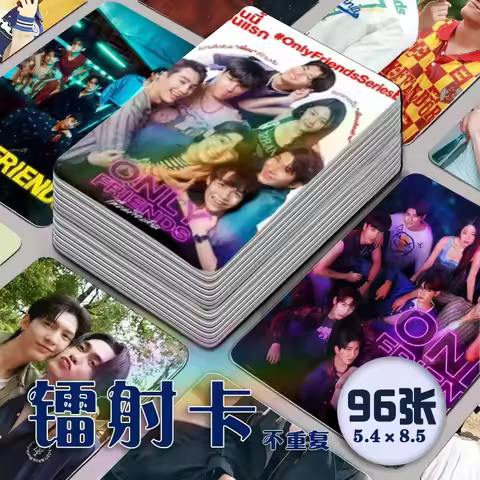 96pcs Only Friends Series Khaotung First Khonphan Puitrakun Photo Laser Mini Card Photo Wallet Small