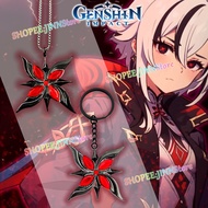 - JINN - GENSHIN Arlecchino Pendant Necklaces Genshin Impact Fatui The Knave Cosplay Necklace Arlecc