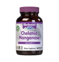 BlueBonnet Nutrition Albion Chelated Manganese, Amino Acid Chelate, Soy, Dairy & Gluten-Free, Non-GM