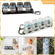 [BlesiyaedMY] Keyboard Fidget Clicker Toy Keychain Decompression Button Finger Clicker Toy