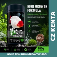ZULPET CZ KENTA High Growth Goldfish Food 180g | 1mm Sinking Pellet | High Protein Formula