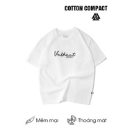 《325》Halloween Áo Thun Nam Nữ Tay Ngắn Cổ Tròn Đơn Giản Thương Hiệu Y2010 Thần Cổ Đại Valknut Ver3 2