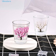 INSTORE Wine Glass Creative Liquor Color Changing Glass Small Sakura Cup
