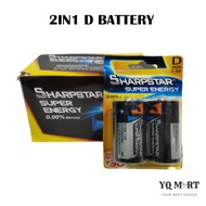 2IN1 D Battery/D Carbon Battery/Bateri D