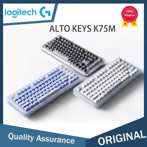 Logitech ALTO KEYS K75M Amber Series AI Customized Wireless Bluetooth Mechanical Keyboard with Hot-S