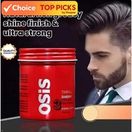 The Beauty Street Osis Hair Clay Hair Wax Pomade Rubber Strong Hold Gel Rambut Saloon (100ml)