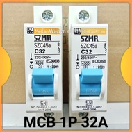 MCB 1P 32A SZC45a mcb 1phase c32 original SZMR