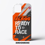 KTM Gray Orange Slogan Motorcycle iphone13pro Phone Case 11promax/16pro/13 Merchandise 8plus