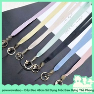 [Available in Vietnam - Express] Fabric Strap 48cm Simple Style Solid Color Fish Borrow Pattern to T