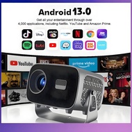 4K Projector 360° Flip Smart Projector Full HD 1080P Home Theater A10pro Projector Android 13 Suitab
