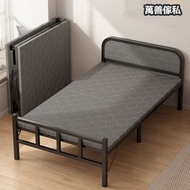 M739  【開箱即用】雙色可選 免安裝折疊床 雙人床 床架 單人床  傭人床[Out of the box] Dual color selection Installation free foldi