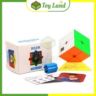 Rubik 2x2 RS2M 2020 MoYu MeiLong Magnetic Stickerless Rubik's Cube 2x2x2 Borderless Toy