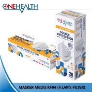One Helath KF 94 Medical Mask 4 Ply 99% Filter