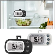 Ou Waterproof Refrigerator Thermometer Waterproof Freezer Thermometer Lcd Digital Refrigerator Thermometer Waterproof Fridge Freezer Temperature Monitor for Kitchen Magnetic