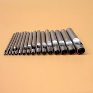 [IhoceMY] HIGH PRECISION GROUND HOLLOW PUNCH 0.5MM - 30MM ROUND CIRCLE HOLE CUTTER