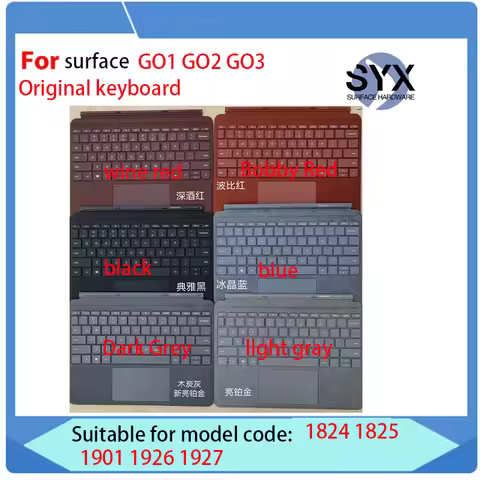 For Microsoft Surface Go 1 Go 2 Go 3 Wireless Keyboard Bluetooth Touchpad Keyboard Tablet Original 1