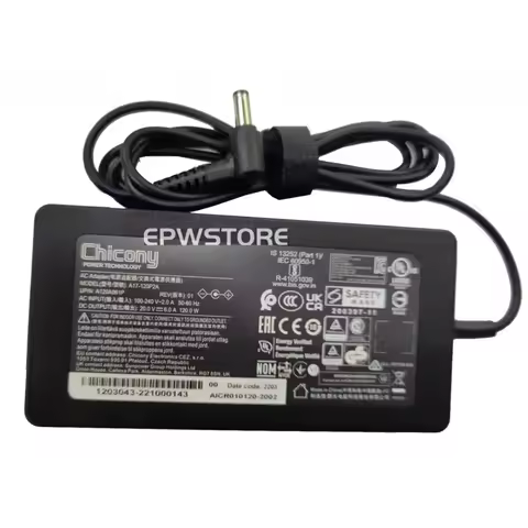 Chicony 20V 6A 120W AC Adapter Charger For Intel NUC13L3[x]v7 NUC13L3[x]i7