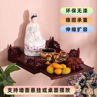 Wall-Mounted Altar Table for Home Use, Buddha Cabinet, Buddha Shrine, Wealth God Worship, Guanyin, G