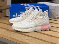 👟「Brand New」 adidas originals ZX 2K Boost 粉白 女款
