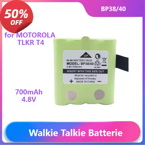 BP38/40 Battery for MOTOROLA TLKR T4 T6 T8 Cordless Uniden Radio BP-38 BP-40 BT-1013 4.8V 700mAh