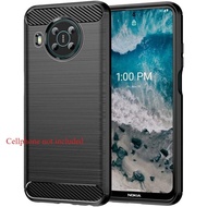 Rugged Shock-Resistant Carbon Fiber Slim TPU Cover for Nokia X100 5G TA-1399 - Scratch-Proof, Finger