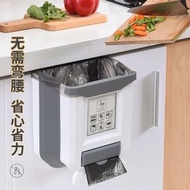 廚房垃圾桶掛式可折疊家用壁掛櫥櫃門廚余車載紙簍雜物分類收納桶