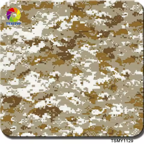TSAUTOP-Hydrographic Film Water Transfer Printing Film 0.5*2m/10m Camo TSMY1129