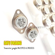(1 PASANG) TRANSISTOR JENGKOL MJ2955 TRANSISTOR JENGKOL 2N3055 TR JENGKOL 2955 3055