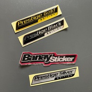 PRESTIGE Emblem Sticker PRESTIGE EDITION Embossed Emblem Sticker