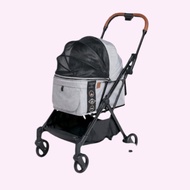 FikaGO 寵物推車 輕便摺疊 承重20kg (灰色）