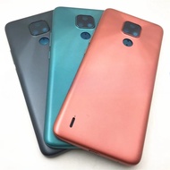 For Motorola Moto E7 E 2020 X-2052-2 Back Battery Cover Rear Panel Door Housing Case with side key (