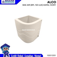 STOK TERBATAS BAK AIR MANDI SUDUT ALCO LUXURY FIBER GLASS 120 LITER