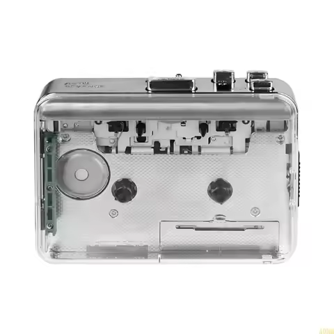 A0NB Clear USB Cassette Player And Tape To MP3 Converter USB Cassette Tape
