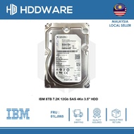 IBM 8TB 7.2K 12Gb SAS 4Kn 3.5" HDD // 01LK203 // 01LJ065 // ST8000NM0065