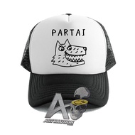 Distro Trucker Hats Mesh Hats - Iksan Scooter Hats - Latest Logo Model Dog Party PREMIUM QUALITY -