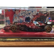 B Ferrari SF25 43 Scale Leclair No. 16 Car Monaco Grand Prize Station Asian Army Price Including Car
