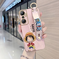 เคสโทรศัพท์ Hontinga สำหรับ Infinix Smart 8 7 Hot 20 Tecno Spark Go 2023 Pop 7 Pro เคสลายการ์ตูนเคส TPU นิ่มชุบโครเมี่ยมสุดหรูเคสโทรศัพท์คลุมทั้งหมดป้องกันกล้องถ่ายรูปเคสยางสำหรับเด็กผู้หญิง