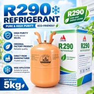 R290 Gas Refrigerant 5KG Fridge Repair / Gas R290 Peti Sejuk / Chiller Eco-Friendly Refrigerator