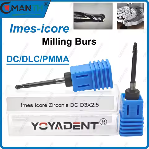 Dental Zirconia Milling Burs PMMA Milling Cutter Burs For Imes Icore 140i/150i/240i/250i CADCAM Syst